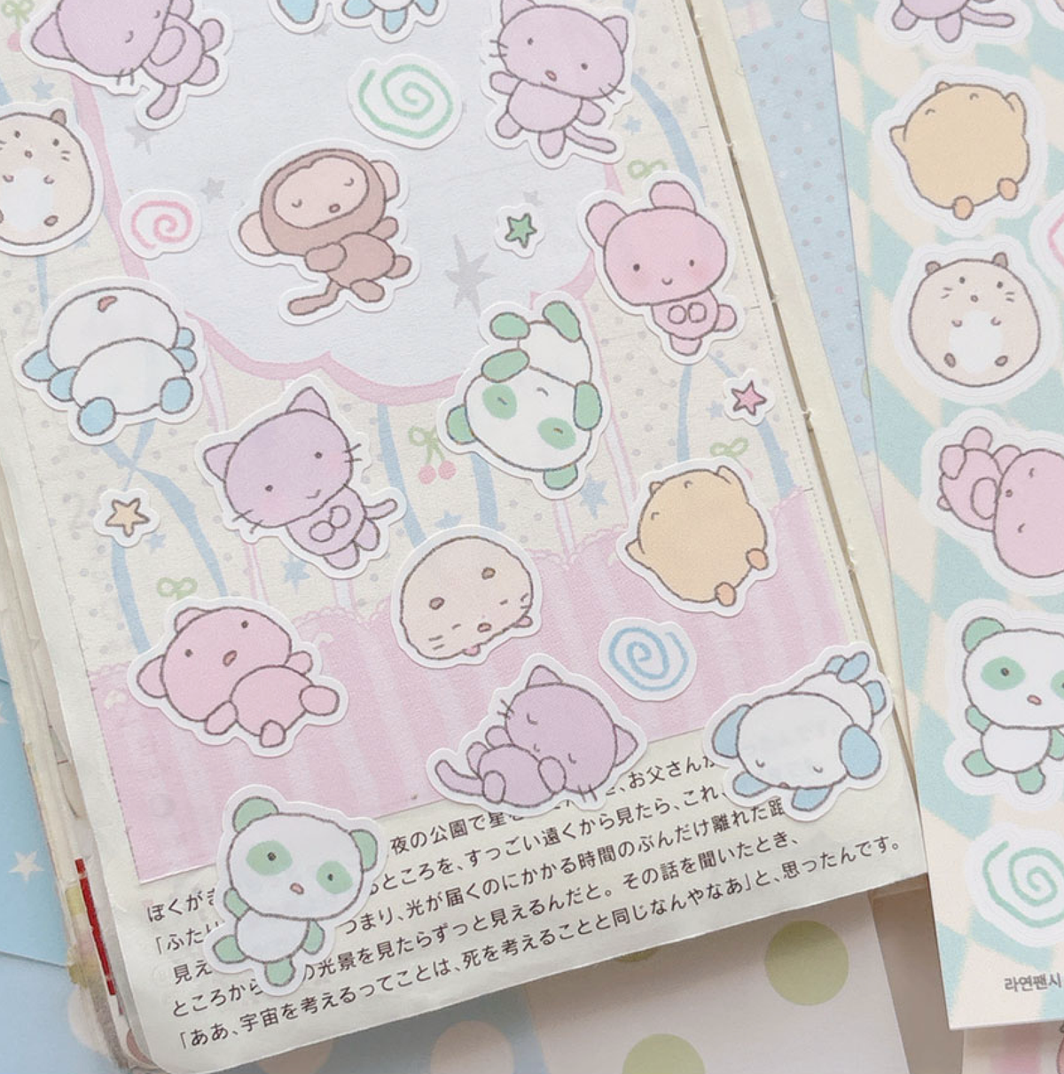 [RY63] NEW Rayeon Fancy 'Let it Be' Matte Sticker Sheet -Rayeon Fancy__korean_sticker_stationery