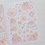 [RY64] NEW Rayeon Fancy 'Peach' Matte Sticker Sheet -Rayeon Fancy__korean_sticker_stationery