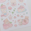 [RY64] NEW Rayeon Fancy 'Peach' Matte Sticker Sheet -Rayeon Fancy__korean_sticker_stationery