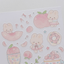 [RY64] NEW Rayeon Fancy 'Peach' Matte Sticker Sheet -Rayeon Fancy__korean_sticker_stationery