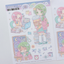 [RY65] NEW Rayeon Fancy 'Work Overload' Matte Sticker Sheet -Rayeon Fancy__korean_sticker_stationery