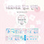 [RY66] NEW Rayeon Fancy 'Square Square Soda/Pink' Sparkle Silver Foil Kisscut Tape (options) -Rayeon Fancy_RY66S2 - Pink_korean_sticker_stationery