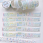[RY66] NEW Rayeon Fancy 'Square Square Soda/Pink' Sparkle Silver Foil Kisscut Tape (options) -Rayeon Fancy_RY66S1 - Soda_korean_sticker_stationery