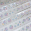 [RY67] NEW Rayeon Fancy 'Bubble' Silver Foil Kisscut Tape -Rayeon Fancy__korean_sticker_stationery