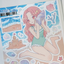 [RY69] NEW Rayeon Fancy 'Sound of Waves' Matte Sticker Sheet -Rayeon Fancy__korean_sticker_stationery