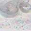 [RY78] NEW Rayeon Fancy 'Swirls' Clear Silver Foil Kisscut Tape -Rayeon Fancy__korean_sticker_stationery