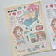 [RY80] NEW Rayeon Fancy 'Let's Go the the Market' Matte Sticker Sheet -Rayeon Fancy__korean_sticker_stationery