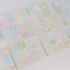 [RY81] NEW Rayeon Fancy 'Patchwork' Slim Memo Sticker Pack -Rayeon Fancy__korean_sticker_stationery