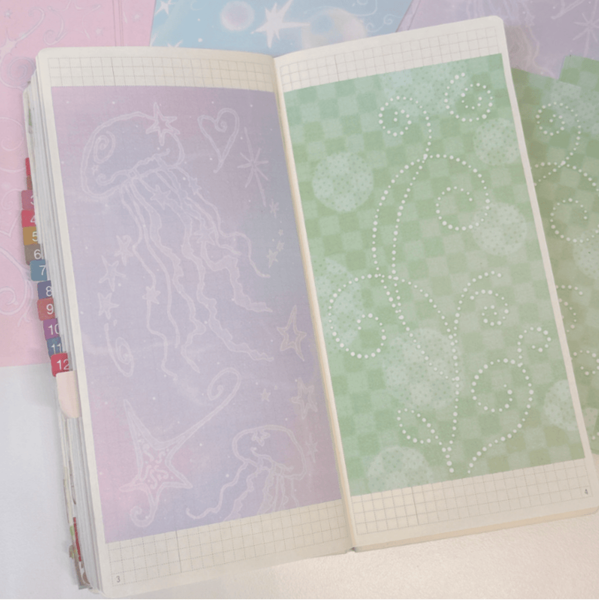 [RY82] NEW Rayeon Fancy 'Fantasy' Slim Memo Sticker Pack -Rayeon Fancy__korean_sticker_stationery
