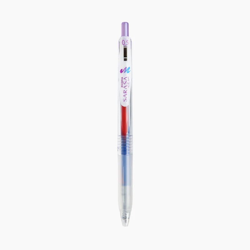 [SA01] Sarasa Clip Marble Color Gel Pen (5 color options) - Sarasa_SA01S1 - Blueberry Smoothie_korean_sticker_stationery