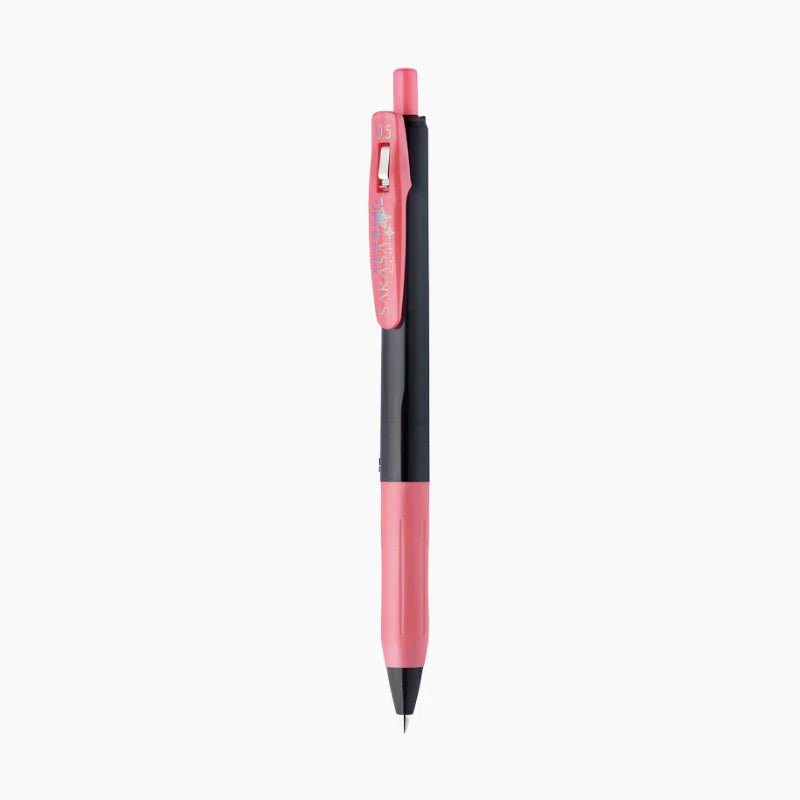 [SA04] Sarasa Clip Gel Pen Decoshine Color 0.5 mm (9 color options) - Sarasa_SA04S8 - Red_korean_sticker_stationery