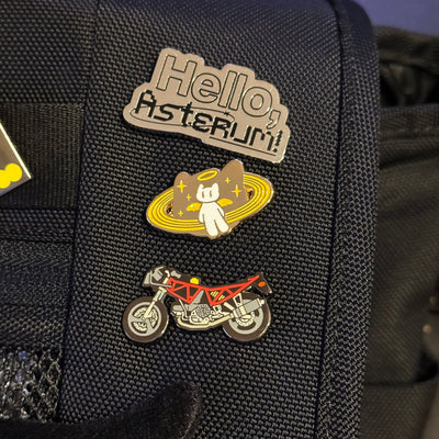[SE14] Soup Effect Cat Planet Badge/Keyring - Soup Effect_S14S1 - Badge_korean_sticker_stationery