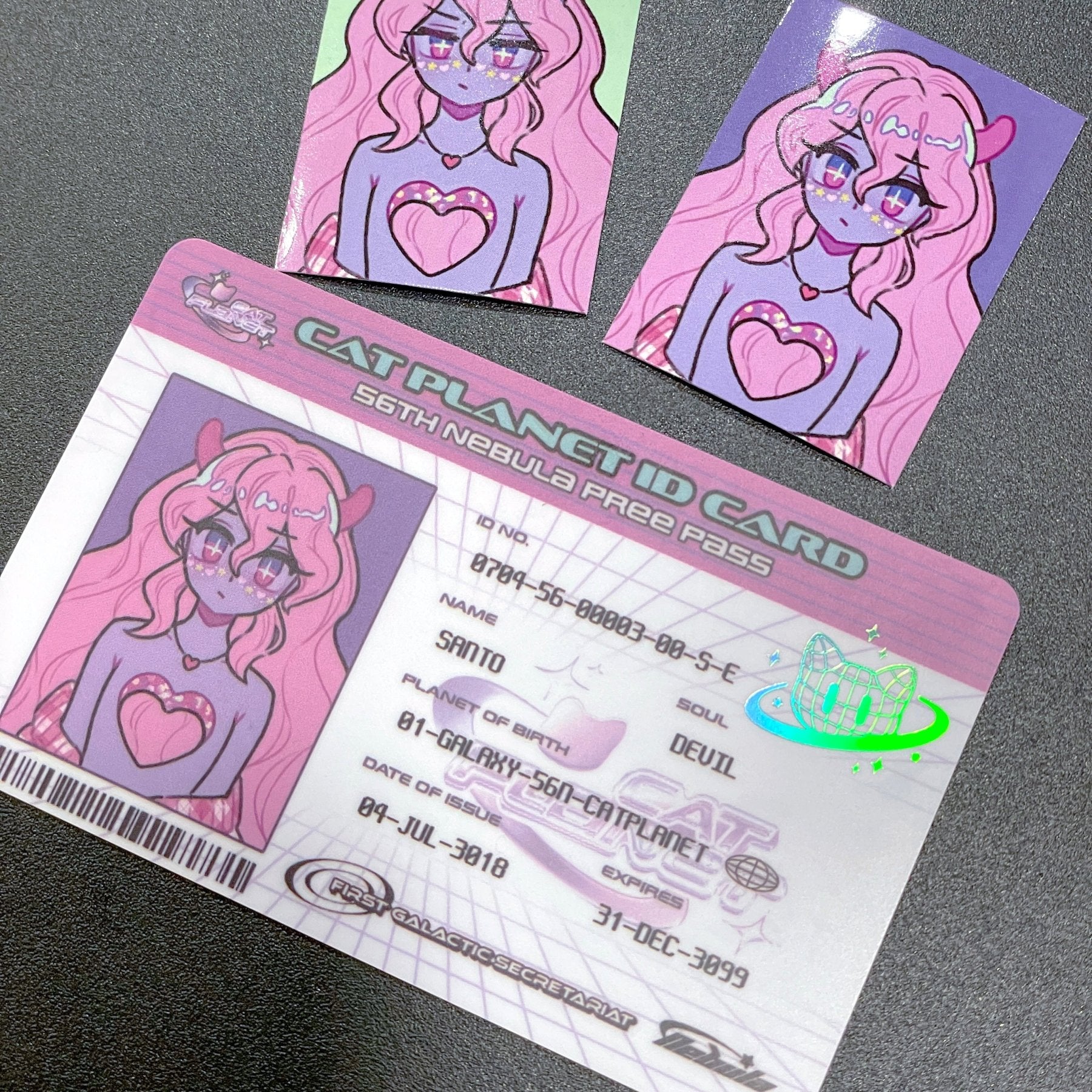 [SE15] Soup Effect ID Card (options) - Soup Effect_S15S2 - Santo_korean_sticker_stationery