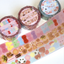 [SK18] Seolkee Lunch Box 25mm Glitter Kisscut Masking Tape - Seolkee__korean_sticker_stationery
