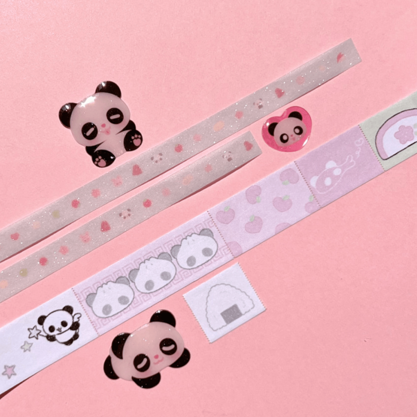 [SK20] Seolkee Bento 7mm Glitter Point Masking Tape - Seolkee__korean_sticker_stationery