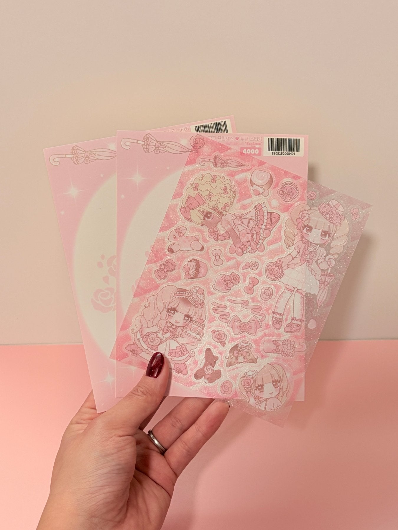 [SK29] Seolkee 'Pink Princess' Sticker Pack - Seolkee_SK29S1 - Pink Princess_korean_sticker_stationery