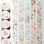 [SK32] Seolkee 'Clear Silver Foil' Kisscut Masking Tapes (options) - Seolkee_SK32S5 - A Piece of Fruits_korean_sticker_stationery