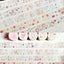 [SK32] Seolkee 'Clear Silver Foil' Kisscut Masking Tapes (options) - Seolkee_SK32S5 - A Piece of Fruits_korean_sticker_stationery