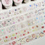 [SK32] Seolkee 'Clear Silver Foil' Kisscut Masking Tapes (options) - Seolkee_SK32S5 - A Piece of Fruits_korean_sticker_stationery