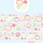 [SK32] Seolkee 'Clear Silver Foil' Kisscut Masking Tapes (options) - Seolkee_SK32S4 - Crunch Crunch_korean_sticker_stationery