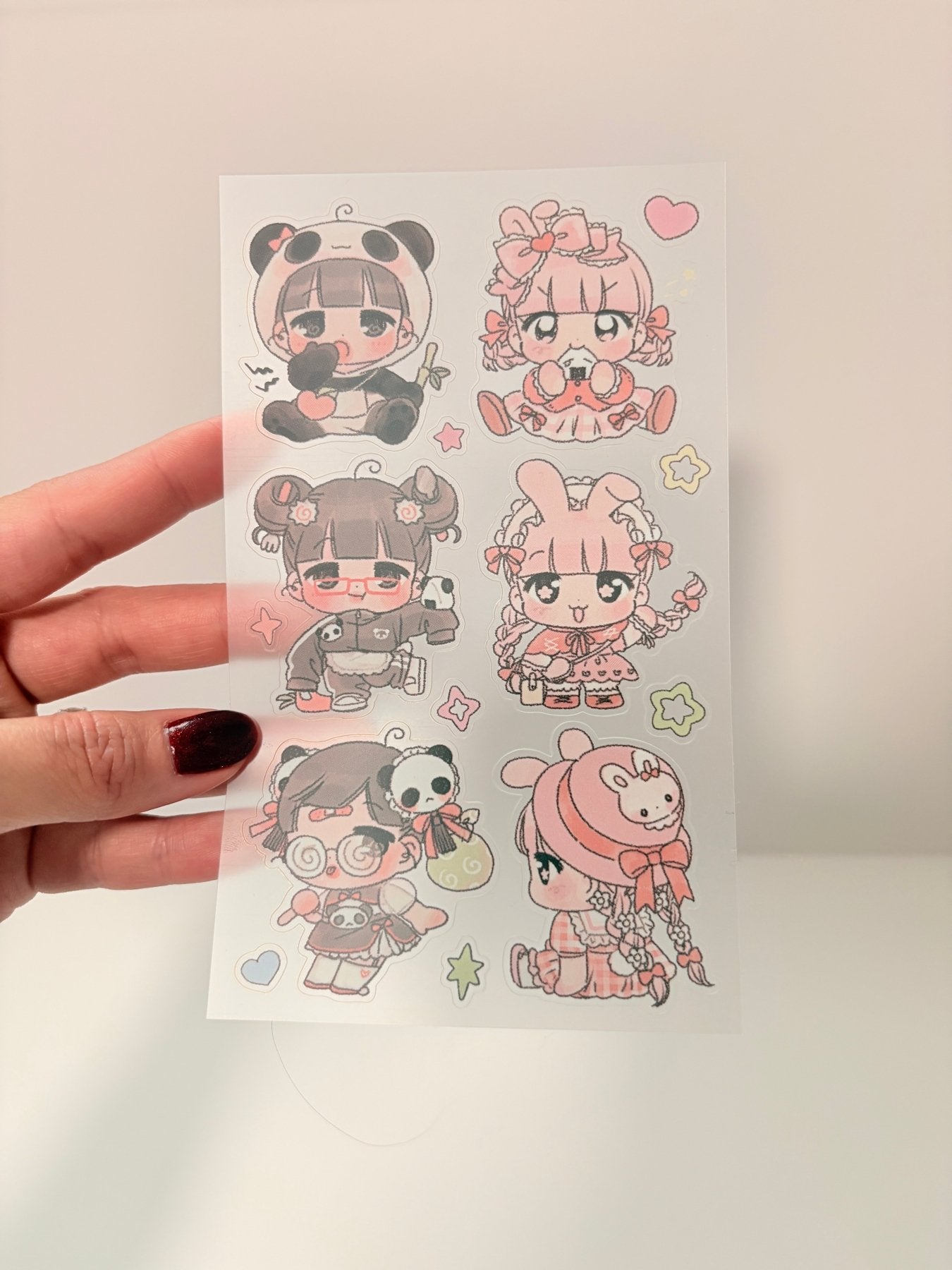 [SK33] Seolkee 'Bento Girls' Sticker Pack (Single/Pack) - Seolkee_SK33S2 - Mini - me Girls_korean_sticker_stationery