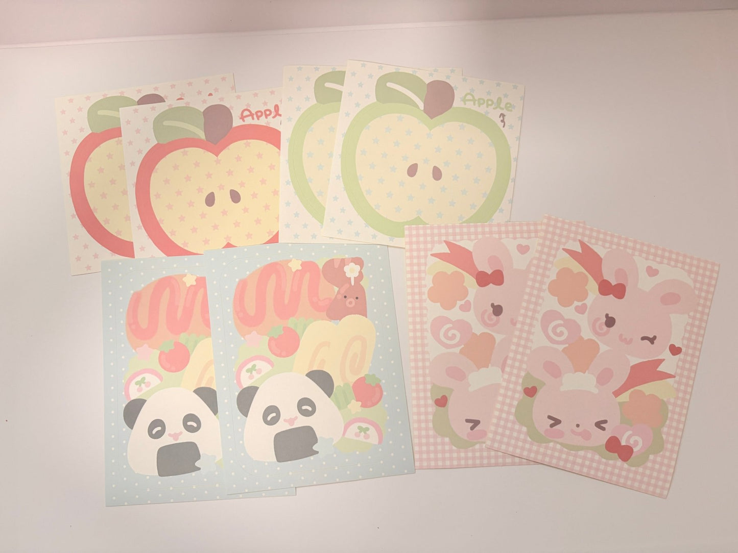 [SK33] Seolkee 'Bento Girls' Sticker Pack (Single/Pack) - Seolkee_SK33S3 - Mini - me: Pink Bunny_korean_sticker_stationery