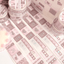 [SK41] NEW Seolkee 'Chocolate Box' Washy Holo Foil Kisscut Masking Tape - Seolkee__korean_sticker_stationery