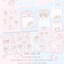 [SK54] NEW RESTOCK Seolkee x Rayeon Fancy 'Happy Puff' Sticker Sheet Pack - Seolkee__korean_sticker_stationery