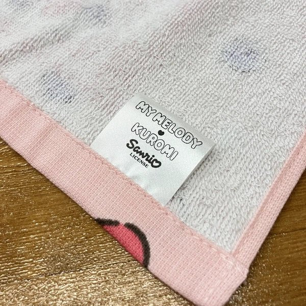 [SN05] Sanrio Kuromi and My Melody Uki Uki Uki Everyday Towel (Face Towel/Bath Towel) - Nomura Towel_SN05S1 - Face Towel_korean_sticker_stationery
