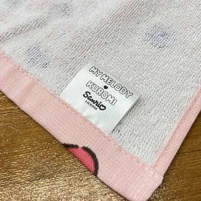 [SN05] Sanrio Kuromi and My Melody Uki Uki Uki Everyday Towel (Face Towel/Bath Towel) - Nomura Towel_SN05S1 - Face Towel_korean_sticker_stationery