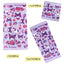 [SN06] Sanrio Kuromi Roses Face Towel - Nomura Towel__korean_sticker_stationery