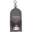 [SN15] Sanrio Kuromi Key Case with Reel - Nomura Towel__korean_sticker_stationery