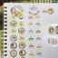 [SO08] Somsomsoso Mini Pudding/Kimbap Die - cut Masking Tape 20mm x 5m - Somsomsoso_SO08S1 - Mini Pudding_korean_sticker_stationery