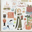 [SO20] Somsomsoso Christmas Gift Shop Sticker Sheet - Somsomsoso__korean_sticker_stationery