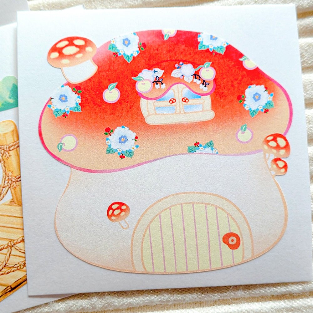 [SO35] Somsomsoso Forest Village Memo Sticker Pack - Somsomsoso__korean_sticker_stationery