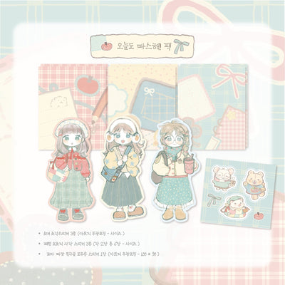 [SR02] NEW Sorat 'Warm Today As Well' Sticker Set - Sorat__korean_sticker_stationery