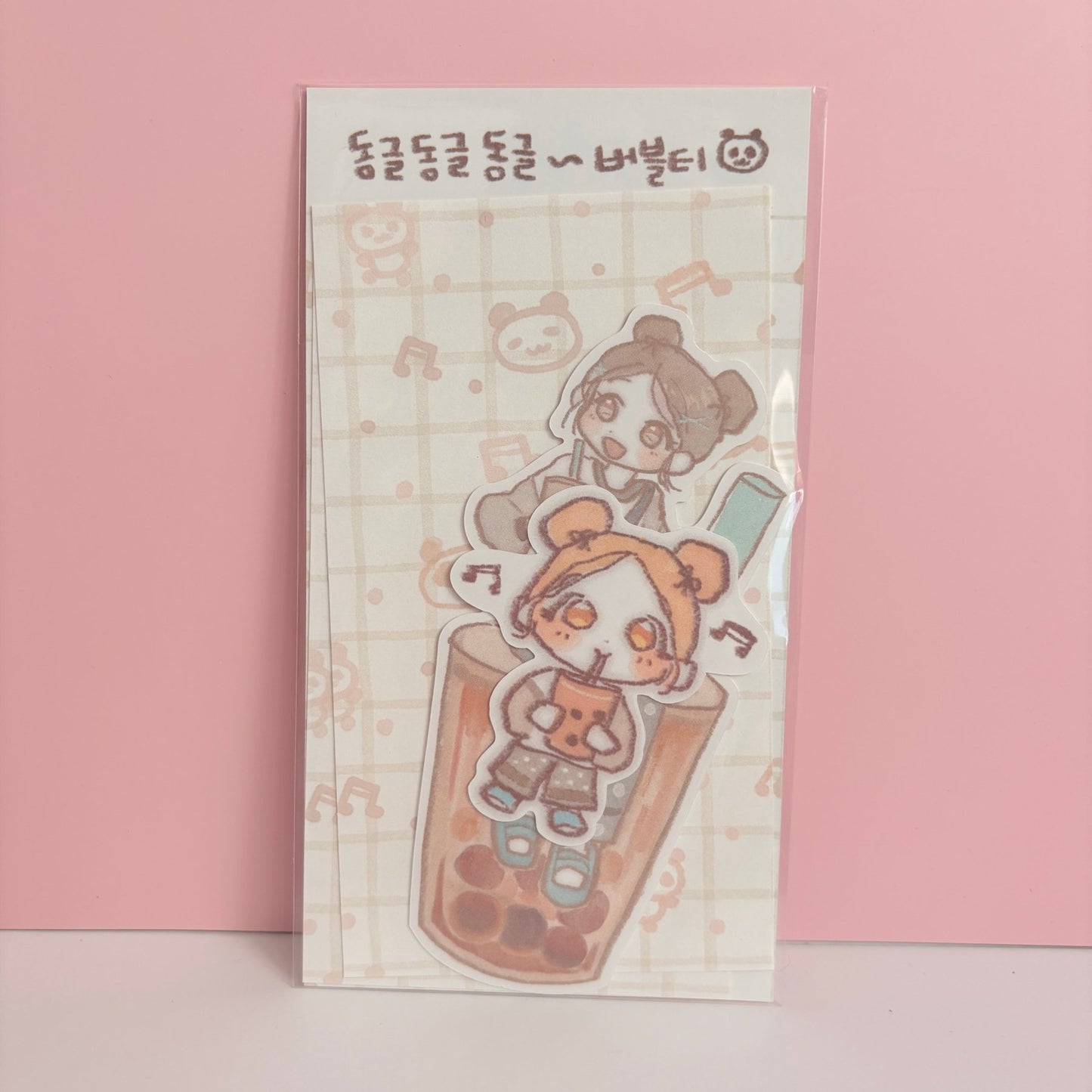 [SR07] NEW Sorat 'Visiting Cafe - Drink Girls' Set (options) - Sorat_SR07S6 - Bubble Tea_korean_sticker_stationery