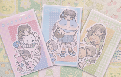 [SR08] NEW Sorat 'Besties' Sticker Set (Singles/Set) - Sorat_SR08 - Set (6)_korean_sticker_stationery