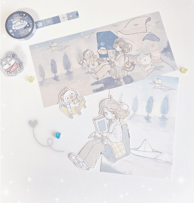 [SR14] NEW Sorat 'Clear Night' Sticker Set - Sorat__korean_sticker_stationery