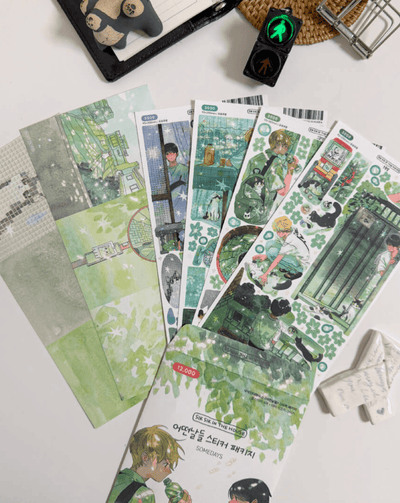 [SS08] NEW RESTOCK Sik Sik in the House 'Some Days' Sticker Sheet Pack (Singles/Pack) -Sik Sik in the House_SS08 - Pack_korean_sticker_stationery