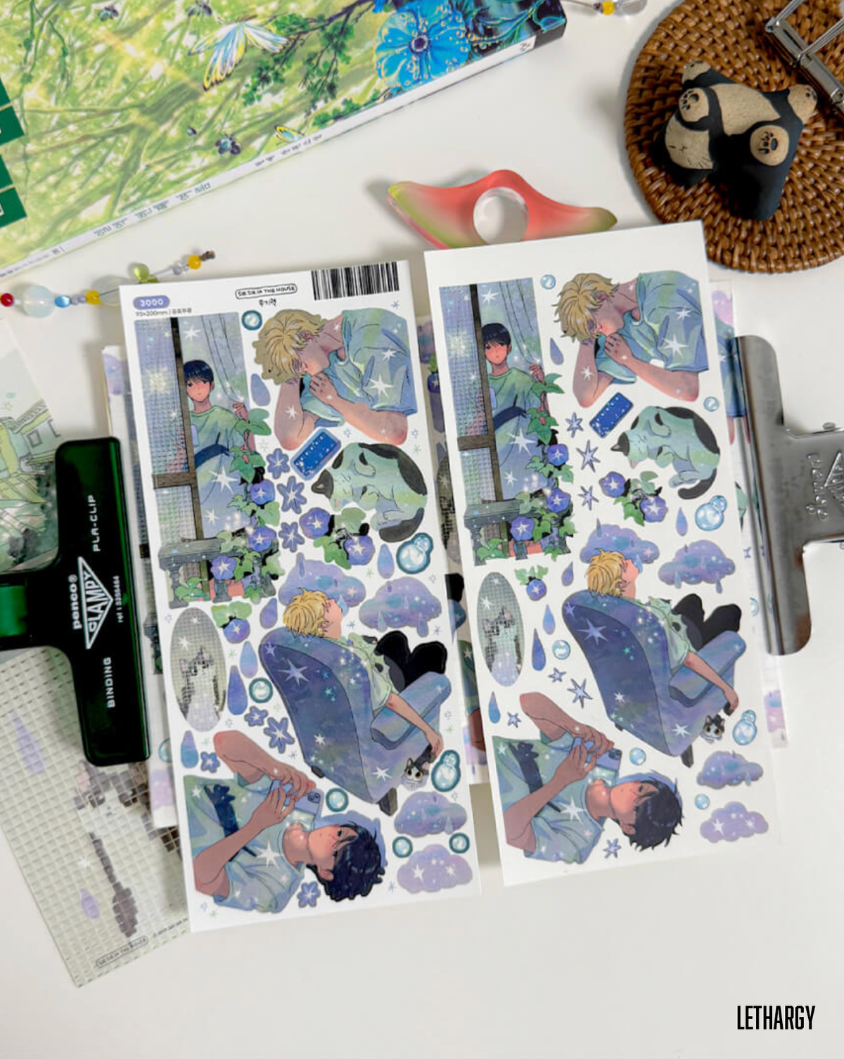 [SS08] NEW RESTOCK Sik Sik in the House 'Some Days' Sticker Sheet Pack (Singles/Pack) -Sik Sik in the House_SS08S4 - Lethargy_korean_sticker_stationery