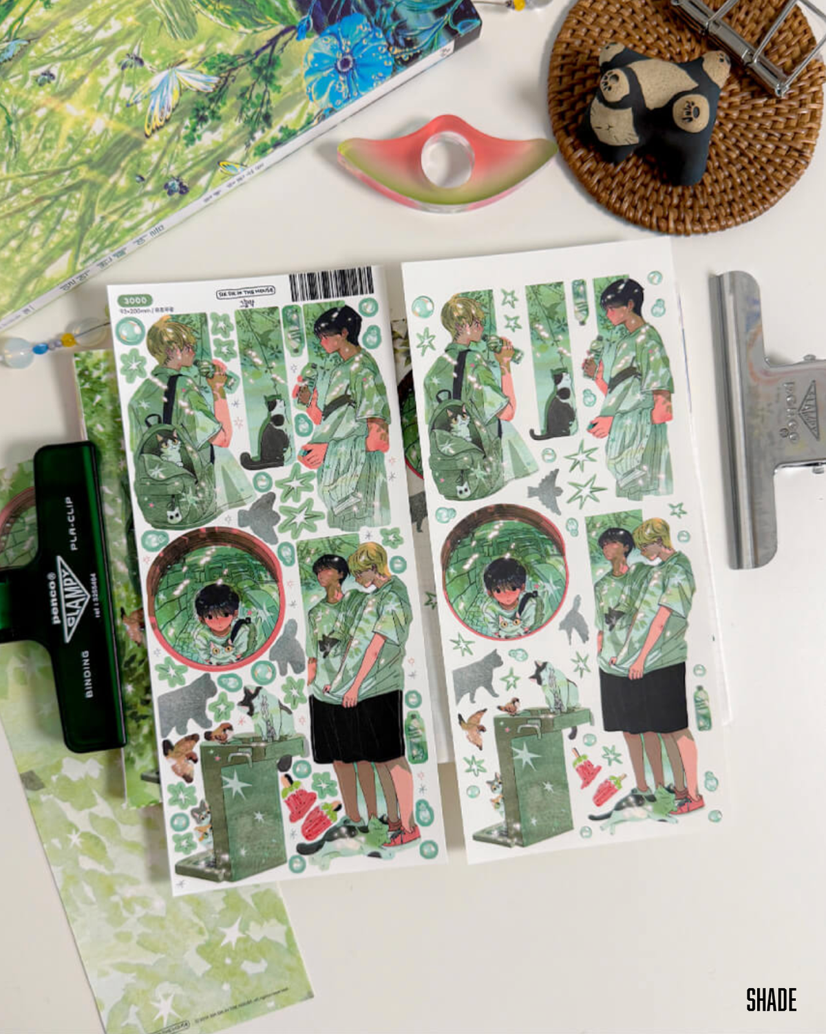 [SS08] NEW RESTOCK Sik Sik in the House 'Some Days' Sticker Sheet Pack (Singles/Pack) -Sik Sik in the House_SS08S3 - Shade_korean_sticker_stationery