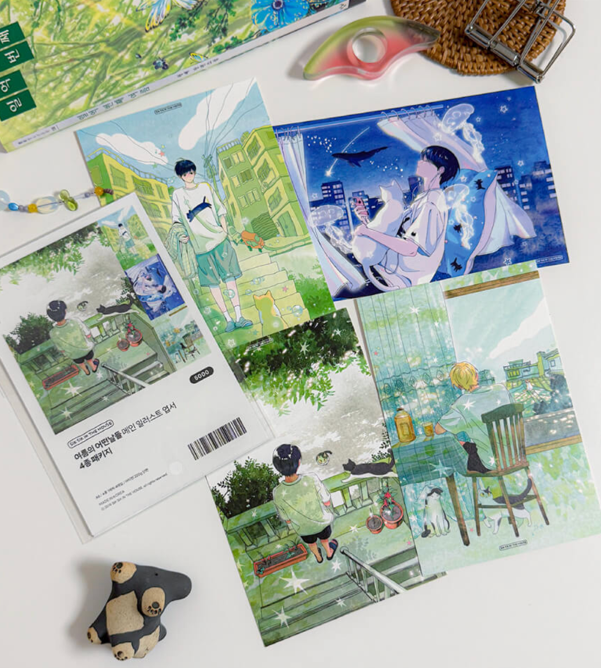 [SS12] NEW Sik Sik in the House 'One Summer Day' Postcard Set -Sik Sik in the House__korean_sticker_stationery