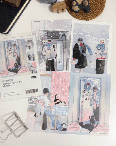 [SS13] NEW Sik Sik in the House 'Different Seasons' Postcard Set -Sik Sik in the House__korean_sticker_stationery