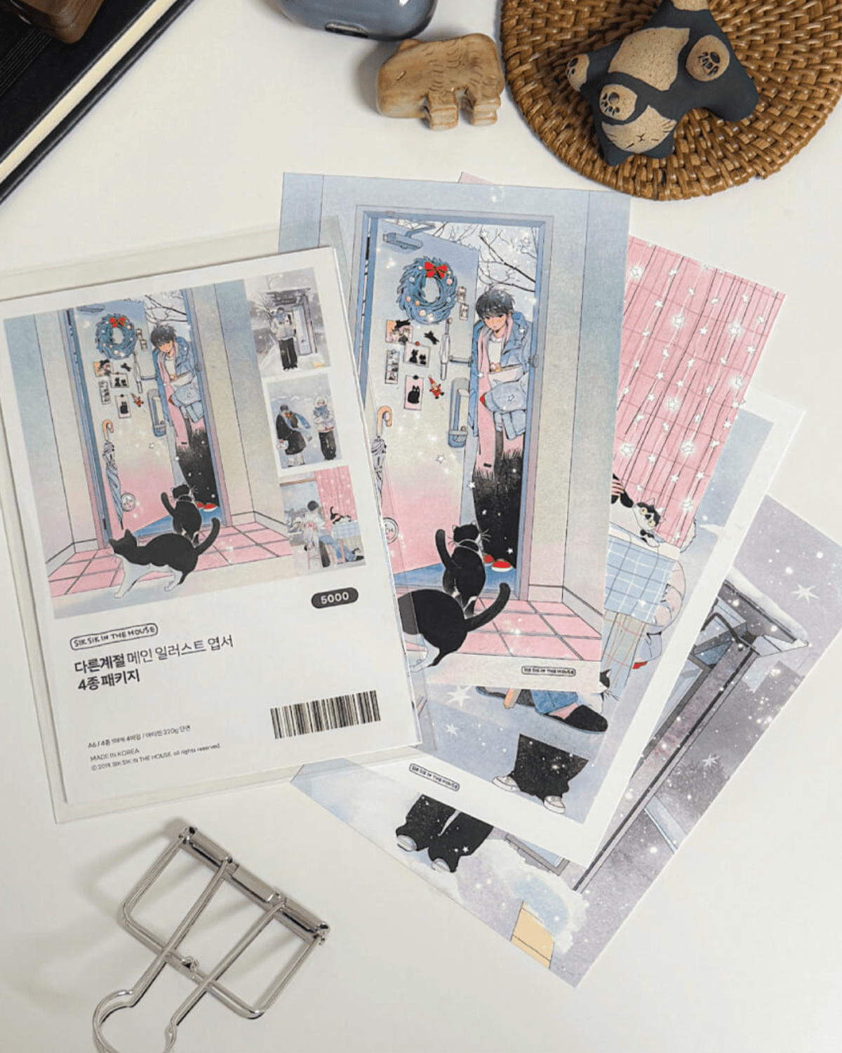 [SS13] NEW Sik Sik in the House 'Different Seasons' Postcard Set -Sik Sik in the House__korean_sticker_stationery