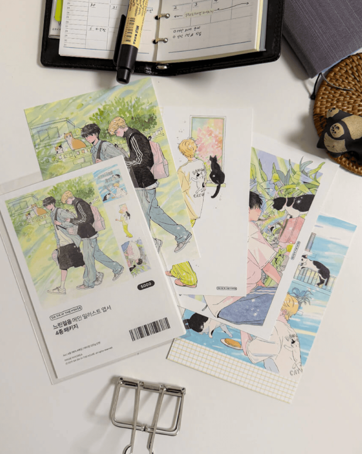 [SS14] NEW Sik Sik in the House 'Slow Steps' Postcard Set -Sik Sik in the House__korean_sticker_stationery