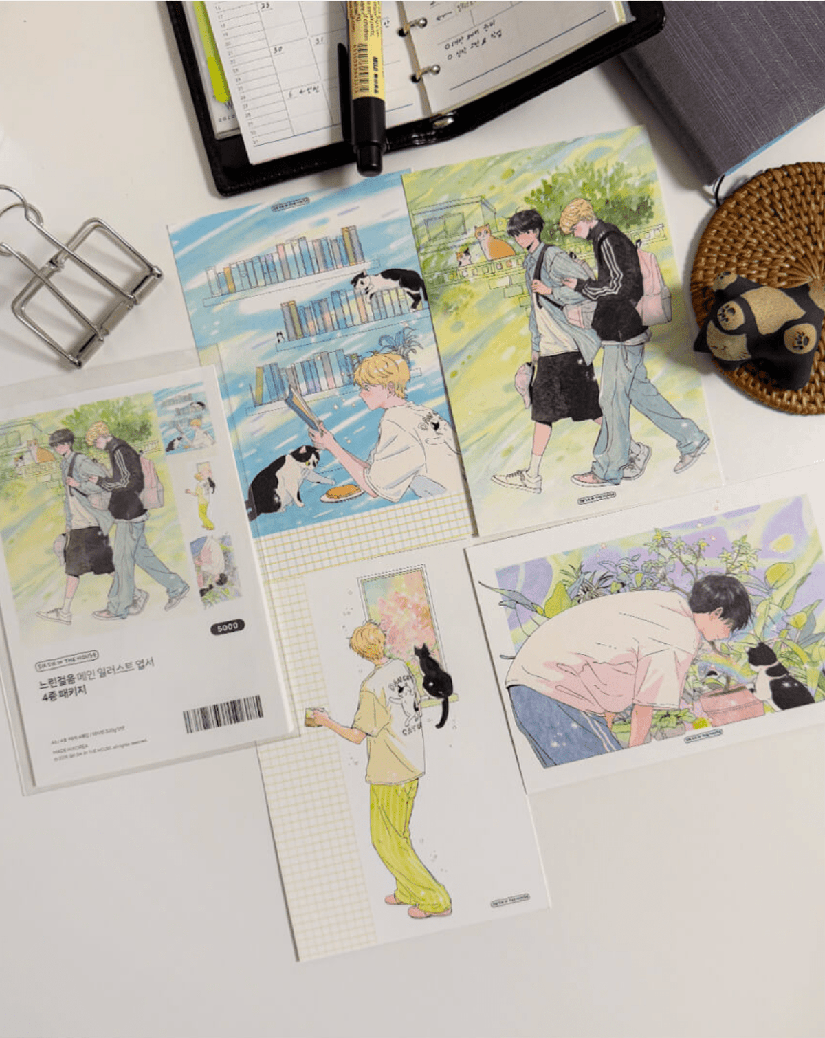 [SS14] NEW Sik Sik in the House 'Slow Steps' Postcard Set -Sik Sik in the House__korean_sticker_stationery
