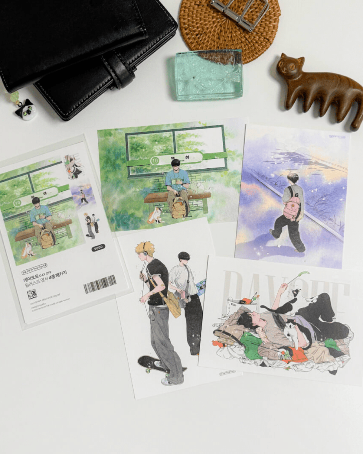 [SS15] NEW Sik Sik in the House 'Day Off' Postcard Set -Sik Sik in the House__korean_sticker_stationery