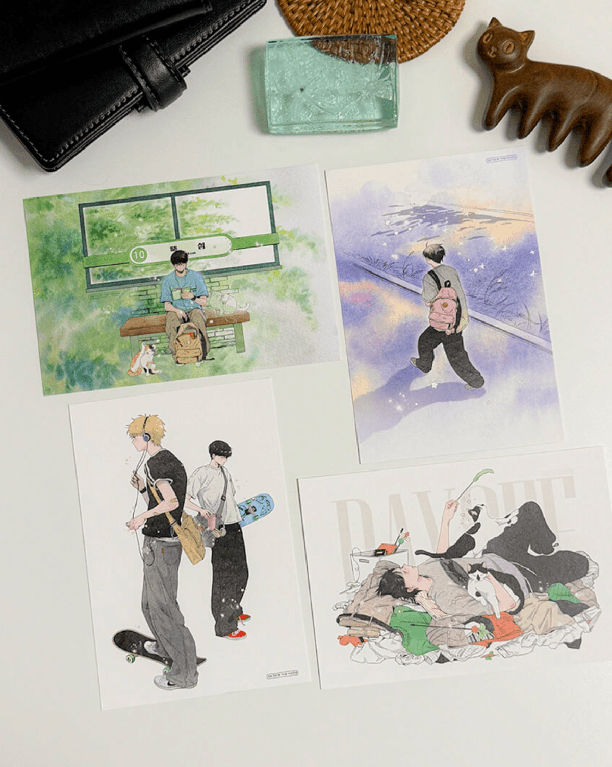 [SS15] NEW Sik Sik in the House 'Day Off' Postcard Set -Sik Sik in the House__korean_sticker_stationery