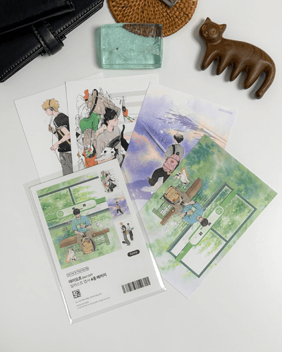 [SS15] NEW Sik Sik in the House 'Day Off' Postcard Set -Sik Sik in the House__korean_sticker_stationery